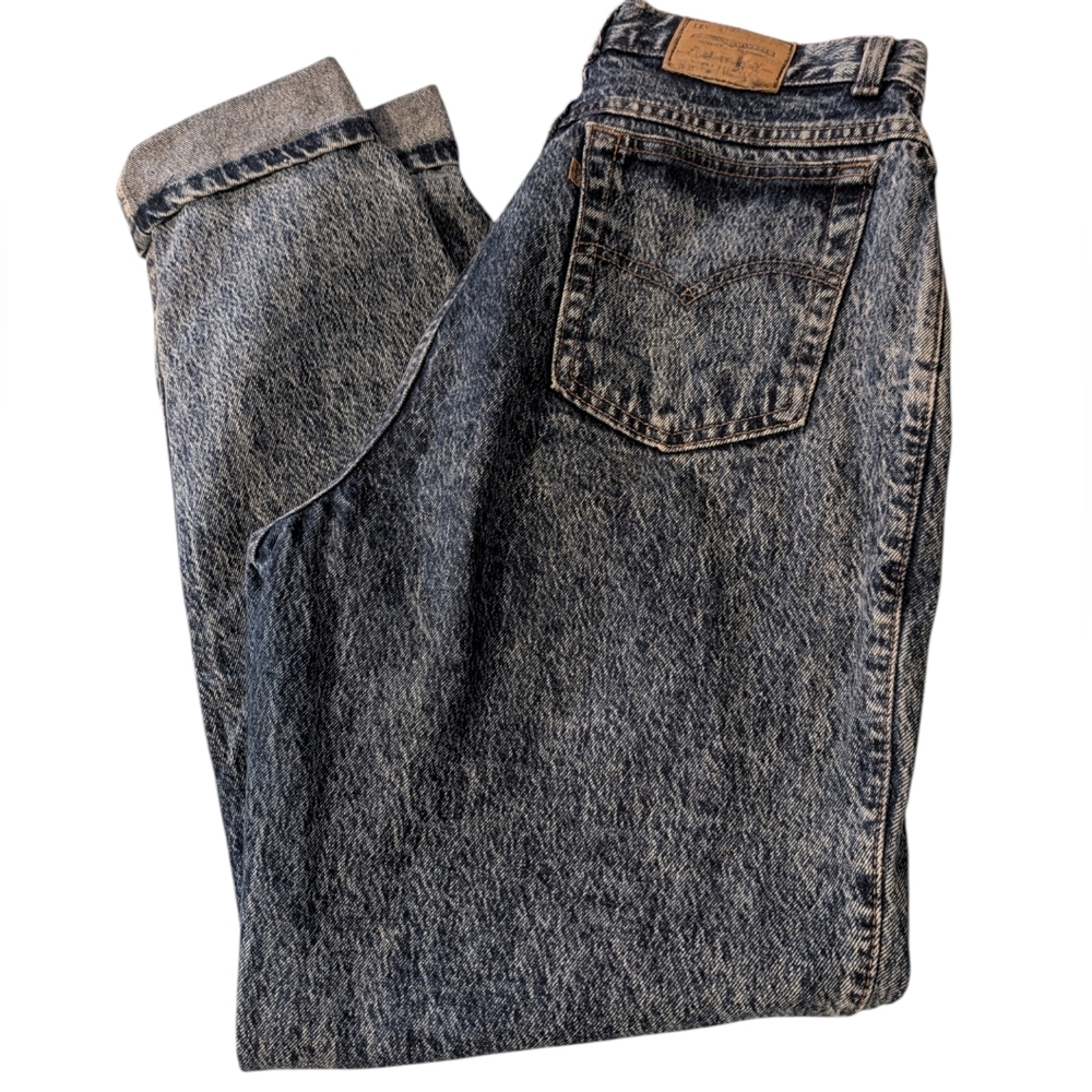 Levi's 90s Vintage Women's Blue Relaxed Fit Stonewash Jeans Size 16